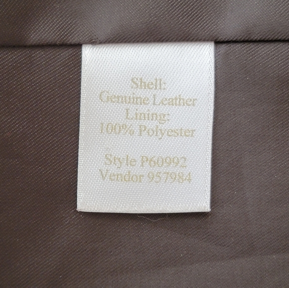 Women’s vintage suede leather Jacket Caslon size Petite Small Dark Brown - Picture 11 of 12